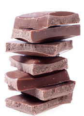 Tower from chocolate