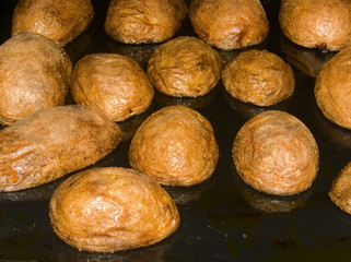 Vegetables a fried potato