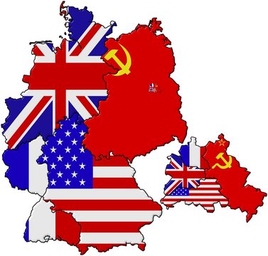 Geteiltes Deutschland - Flaggenversion