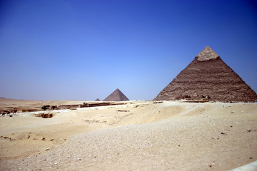 Fototapeta na wymiar Desert Pyramids