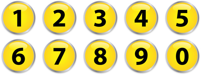 Numbers - Yellow