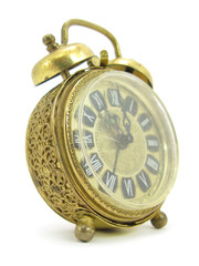 Old clock with ornaments