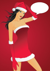 young sexy santa