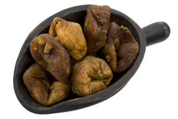 scoop of Turkish dried figs