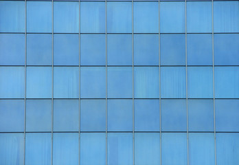 Background of blue windows