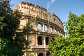 The Majestic Coliseum, Rome, Italy.