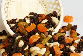 Nuts and dried fruits