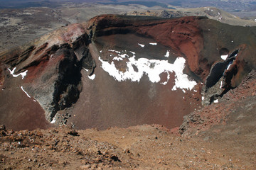 Ngauruhoe - le cratere rouge © Pierre-Jean DURIEU