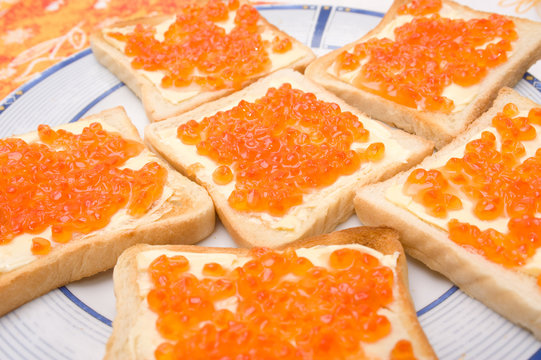 caviar toast