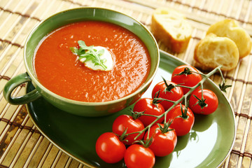 Healthy tomato soup