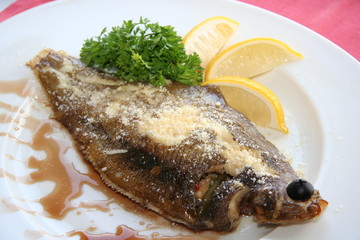 Roasted fish