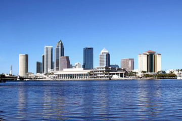 Fototapeta na wymiar Skyscapers Flroda w Tampa, USA