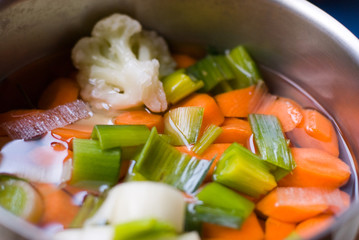 cuisine végétarienne à base de légumes