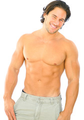 Fototapeta premium Handsome Fitness Male Caucasian
