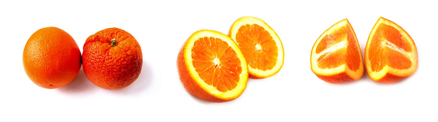 set of oranges