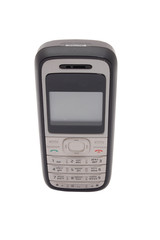 Mobile cell phone isolated on white