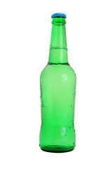 Beer bottle isolated on white