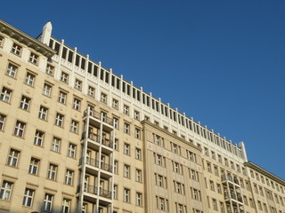 Karl-Marx-Allee Berlin - Häuserfront