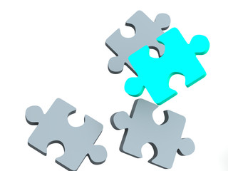 Fototapeta premium puzzle