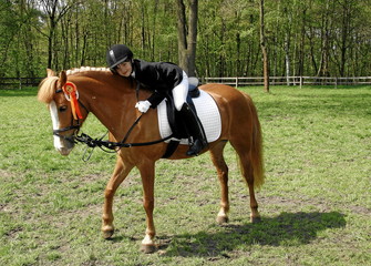 reitendes Kind