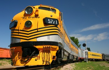 yellow engine