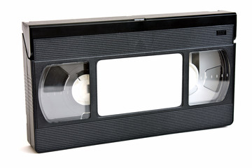 VHS video Tape Isolated on White