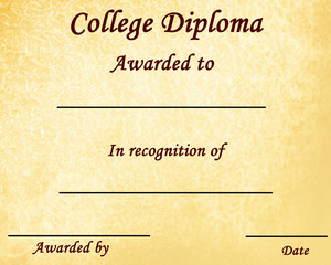 college diploma