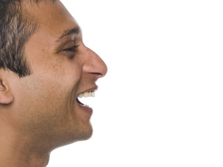 Fototapeta premium laughing man closeup