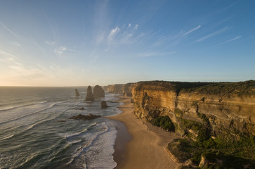 Twelve apostles at sunset