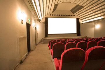 empty cinema auditorium