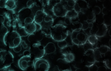 Blue Microscopic Cell Organisms