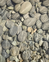 Pebbles in Stream Background/Texture