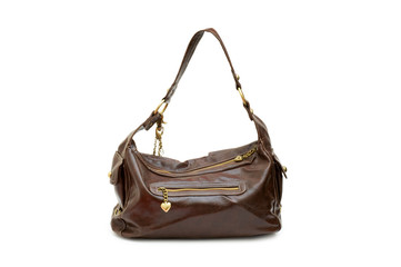 Woman bag isolated on the white background