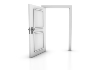 Naklejka premium Open Door