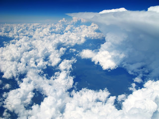 Naklejka na ściany i meble Cumulus Clouds