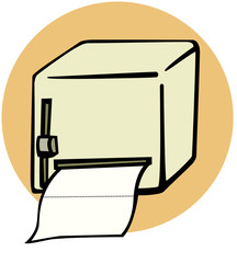 bathroom paper dispenser