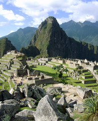 Machu Picchu near Cusco, Peru.