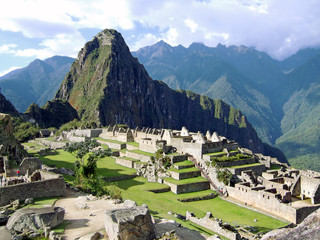 Machu Picchu near Cusco, Peru.