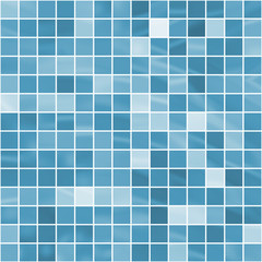 Blue mosaic background