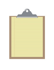 Vector Notepad with Clip