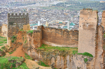 Fototapeta na wymiar Zobacz Fez Medina (stare miasto Fes), Maroko