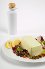 Salmon and avocado terrine