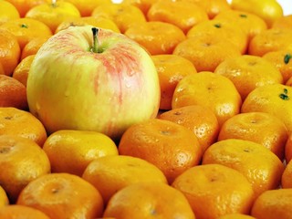 Mandarins with apple