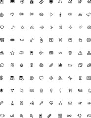 Hundred computer icons