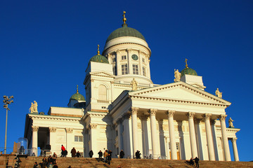 Fototapeta na wymiar Der Dom in Helsinki