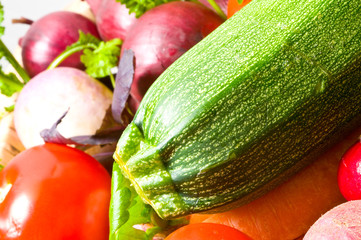 colorful fresh beautiful vegetables.