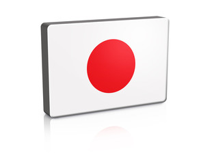 3D Japan Banner Flag