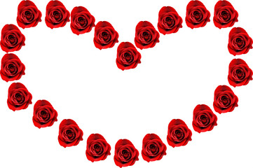 Heart Shaped Roses