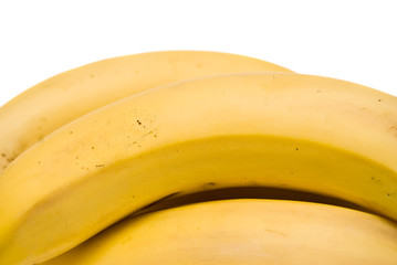 banana on a white background