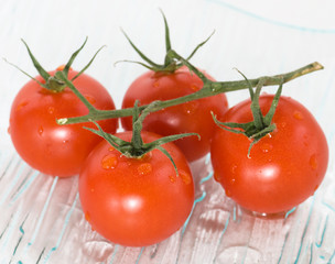 Fresh ripe red tomatoes